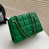 Cubes Leather Bag (Green)