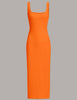 Tank dress in orange