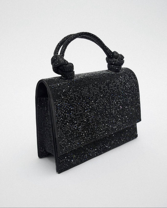 Zara Shimmery mini city bag