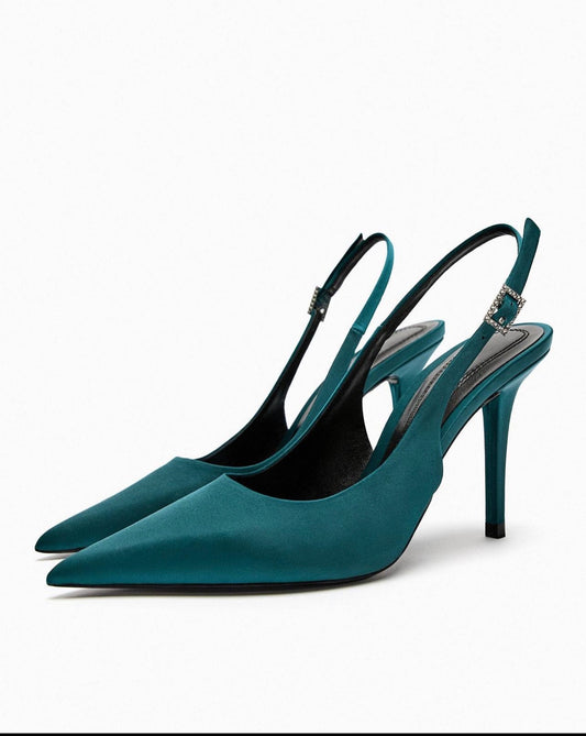 Zara High Heel Sling Back Shoes