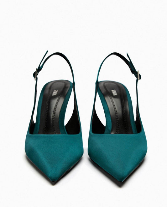 Zara High Heel Sling Back Shoes