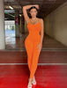 Cami unitard jumpsuit in orange