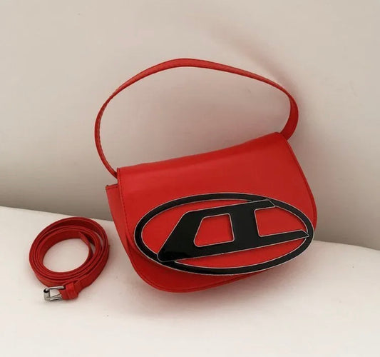 Diesel 1-DR Shoulder Bag in red