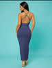 criss cross backless Bodycon dress