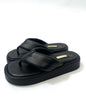 Chunky sandals platform in black